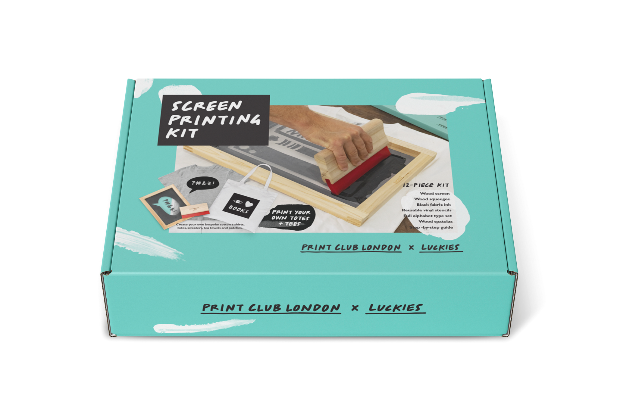 Print Club - Screen Printing Kit - Siebdruck-Set Mehrfarbig - Küchenzubehör  - online bei ISDA kaufen