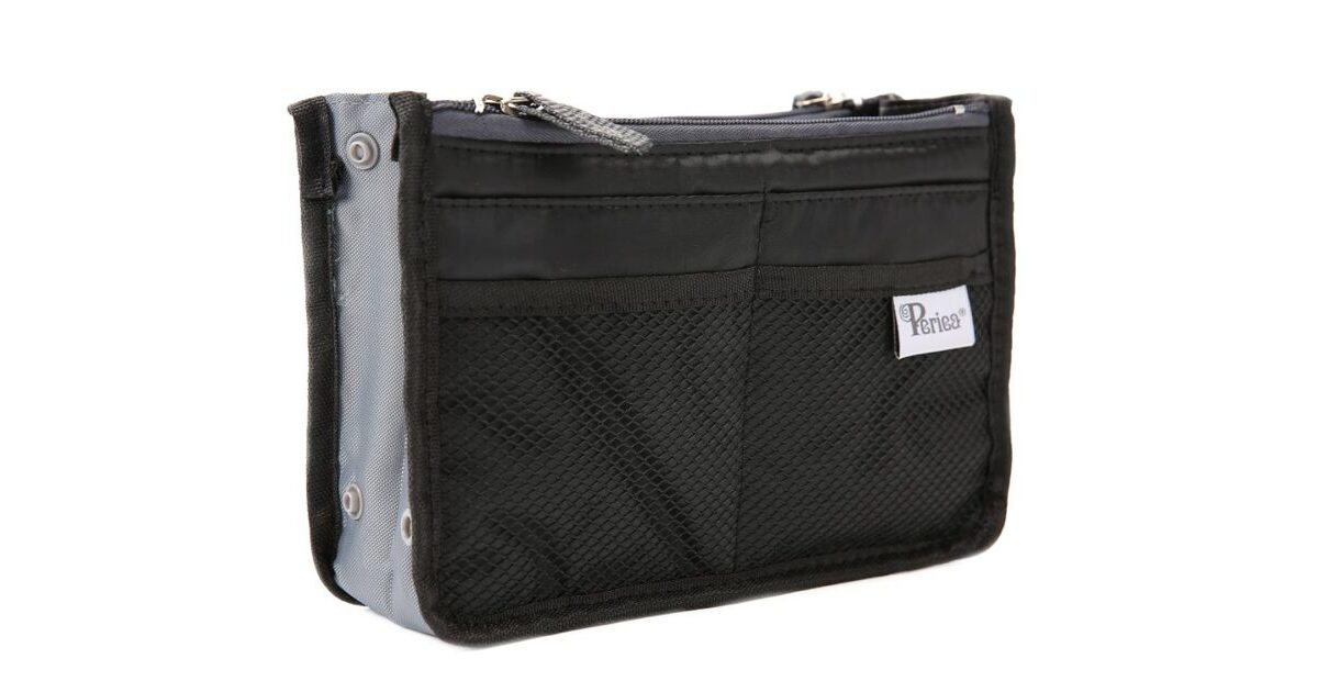 Handtaschen-Organizer, RFID-Schutz, 13 Fächer, 26 x 16 x 8 cm, schwarz -  Ihr Elektronik-Versand in der Schweiz