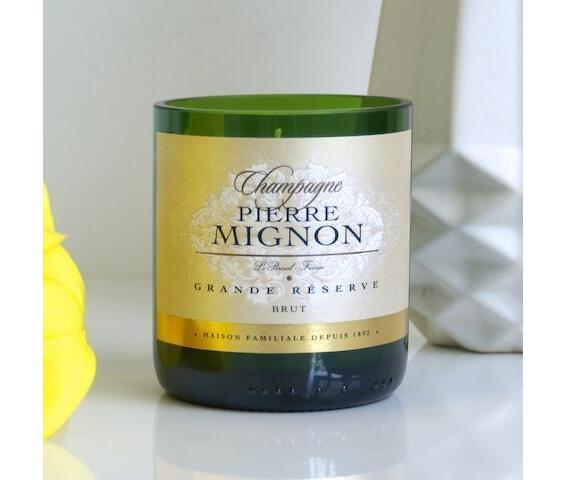Duftkerze Champagne Mignon Beige Candle