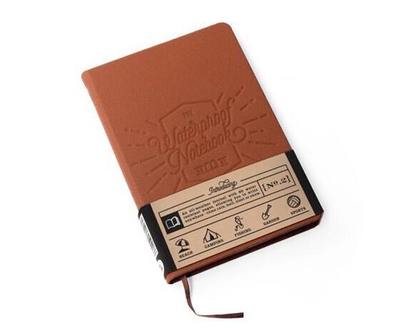 Waterproof Notebook braun 2.0