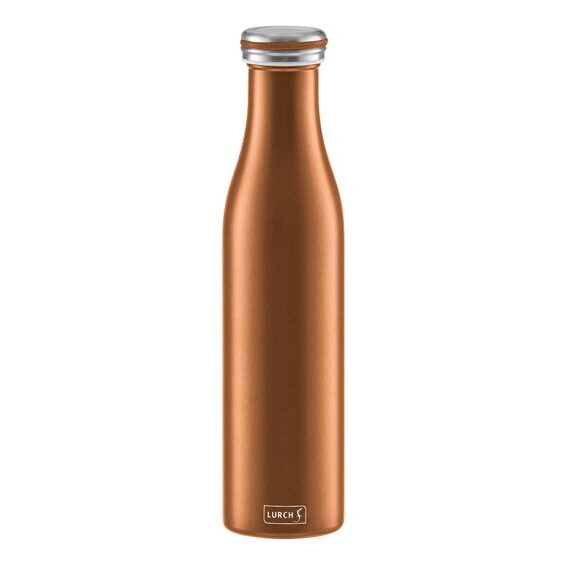 Isolier-Flasche Edelstahl 0.75 l in Bronze