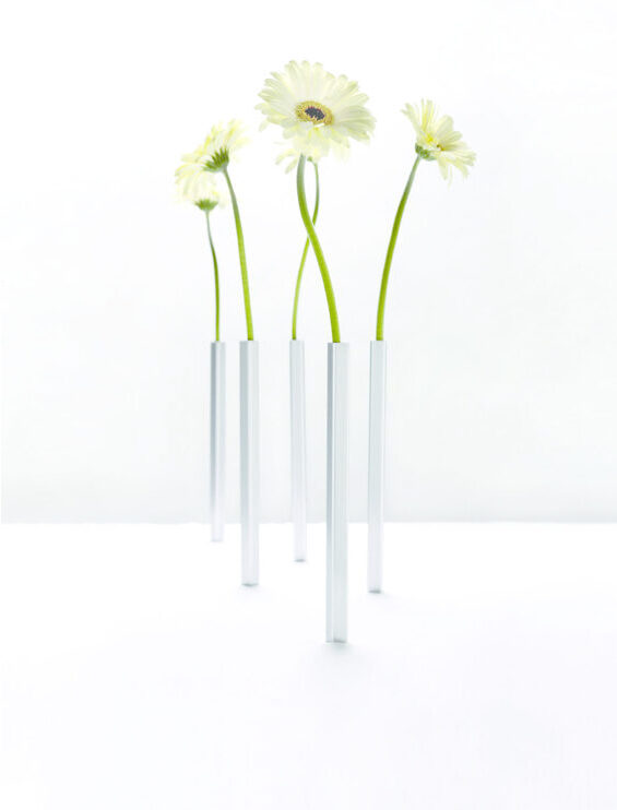 Magnetic Vase - Blumenvase SILVER
