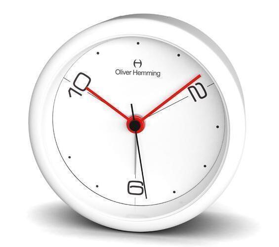 Alarm clock 80mm white - OHAS80W14