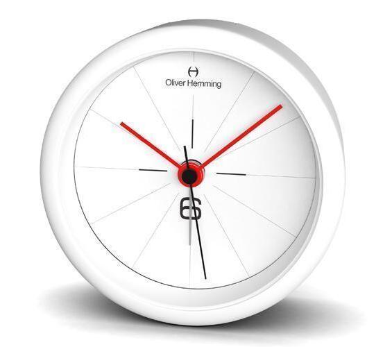 Alarm clock 80mm white - OHAS80W26W