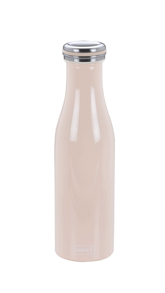 Isolier-Flasche Edelstahl 0.5l in Nude