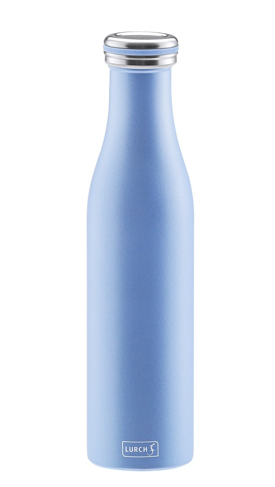 Insulating bottle stainless steel 0.75 l in Pearl Blue