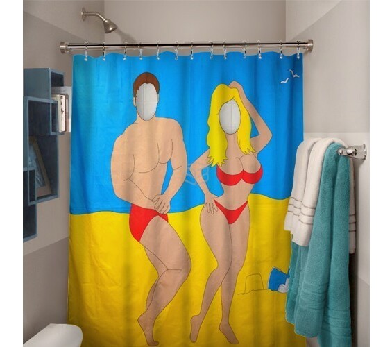 Shower curtain - Beach