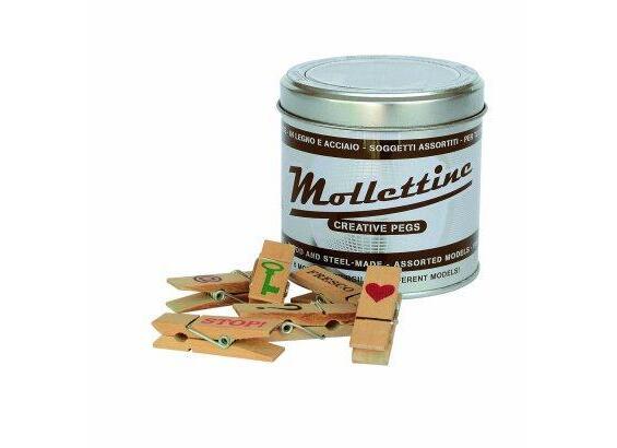 Mollettine-Holzklammern
