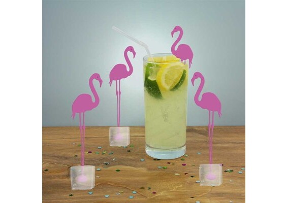 Stirring Sticks - Flamingo Ice Stirrers