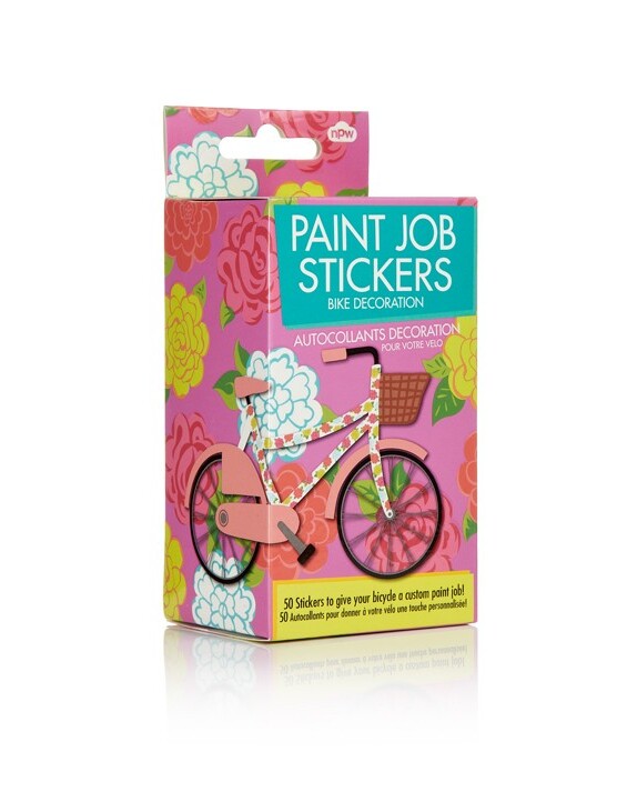 Paint Job - Flowers Bicycle Stickers