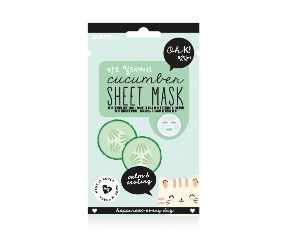 Oh K! Sheet Mask Cucumber - Gurkenmaske