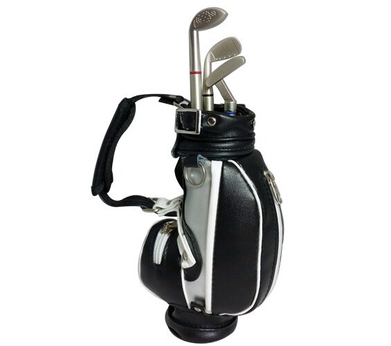 Executive Desktop Golf Bag Pen Holder