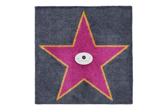 Walk of Fame washable foot mat