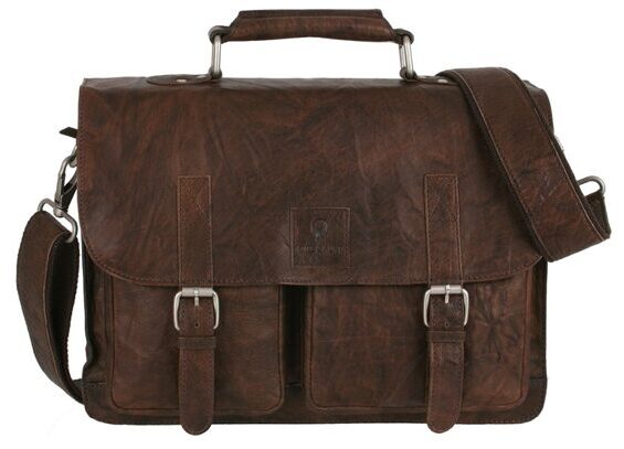 Messenger Business Bag in washed-brown