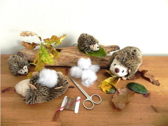Geschenkbox - Sew me up Hedgehog & Hoglet