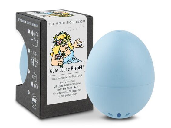 PiepEi Gute Laune Hellblau - Egg timer to cook with