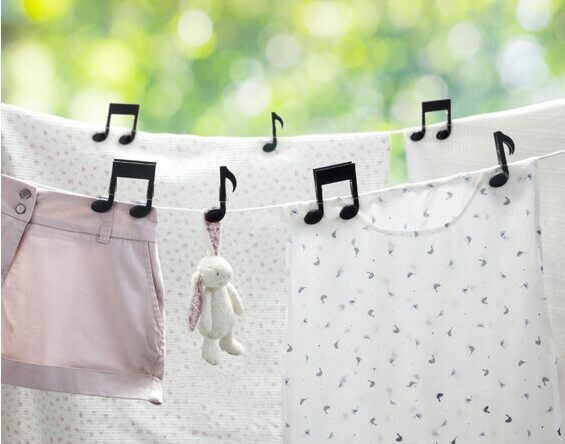 Musiclips - clothes pegs