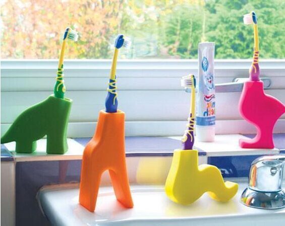 Toothbrush holder animals