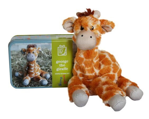 Geschenkbox - George die Giraffe Nähset