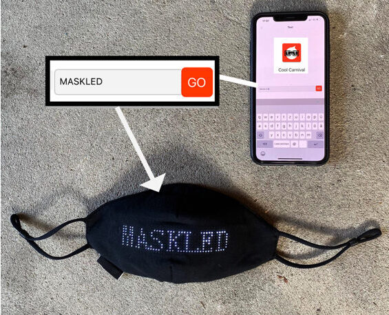 Maskled BluetoothMask V.2.