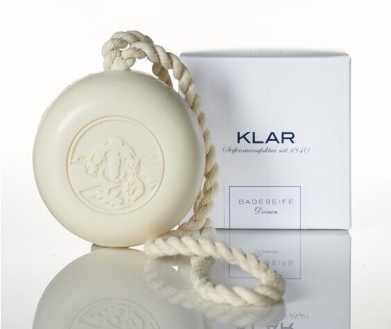 Klar's ladies bath soap on the cord