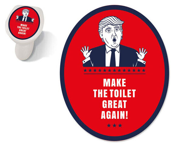 Toilet Lid Sticker - Toilet Sticker Make the Toilet great again