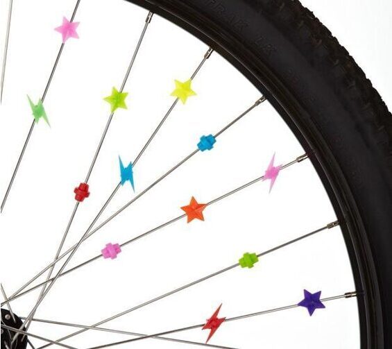 Spokin - Star / Thunderbolt Bike Beads