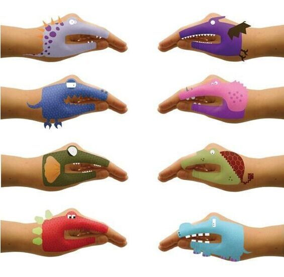 Dino Hands - Tattoos