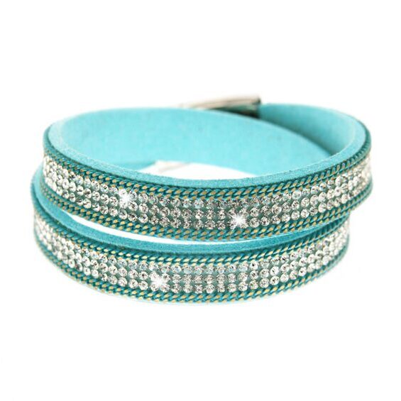 Bracelet Malvina silver/light blue