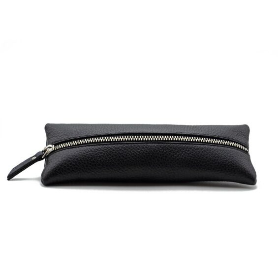 Leather case flat black