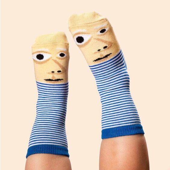 Chatty Feet motif socks - Feetasso Jr