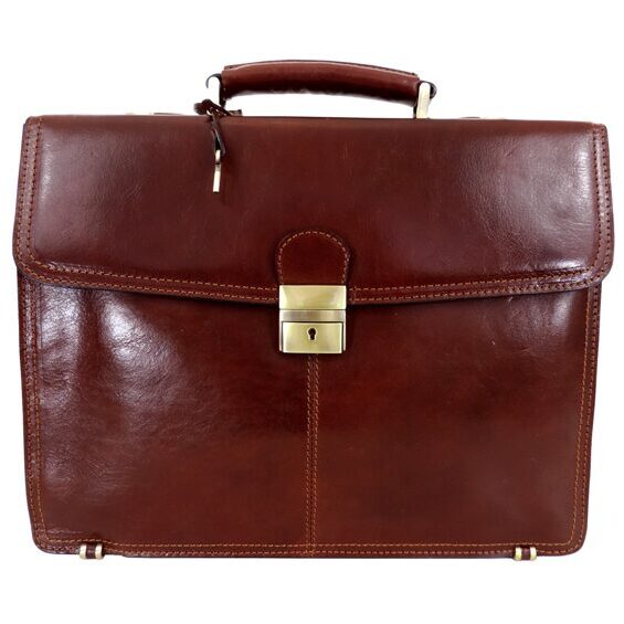 Briefcase Nobile in brown