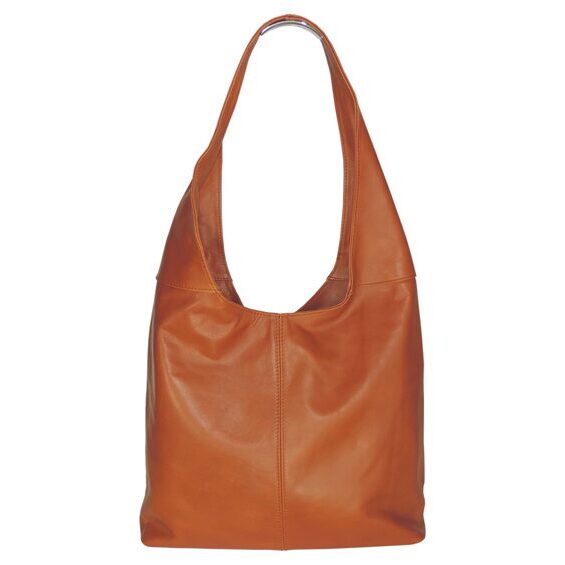 Lola Shopper in Orange Brown