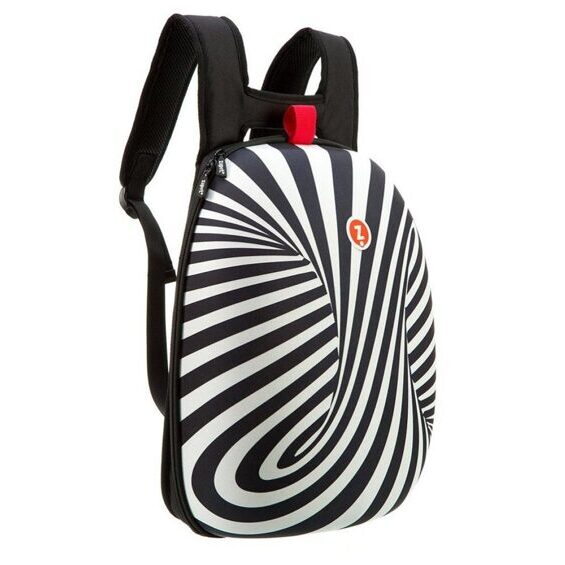 Shell Backpack Black & White