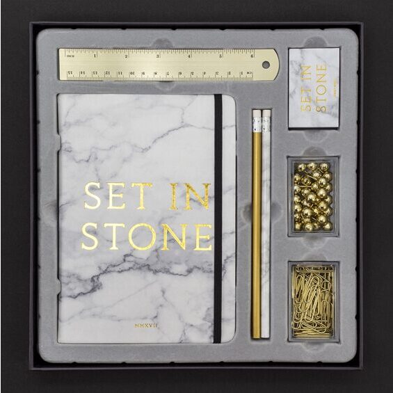 Set in Stone Stationery Set