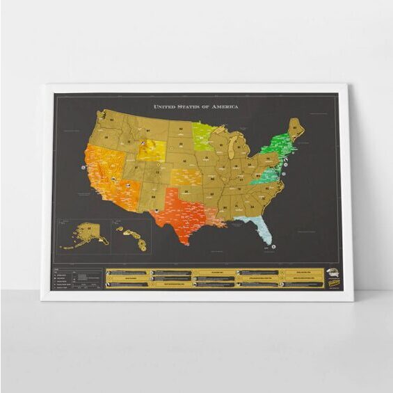 Carte à gratter USA Deluxe