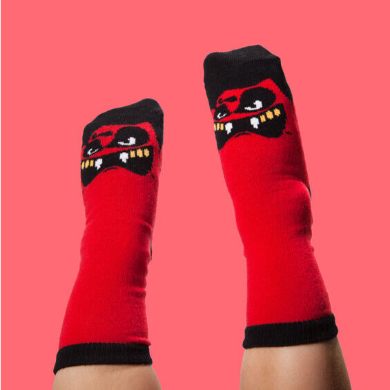 Chatty Feet motif socks - Mr. Zukkato Jr