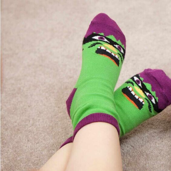 Chatty Feet motif socks - Mr. Grrrril Jr