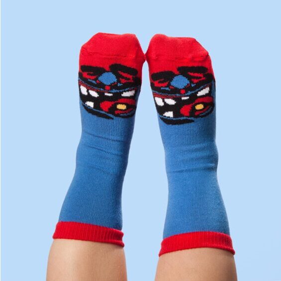 Chatty Feet motif socks - Murdoc Jr