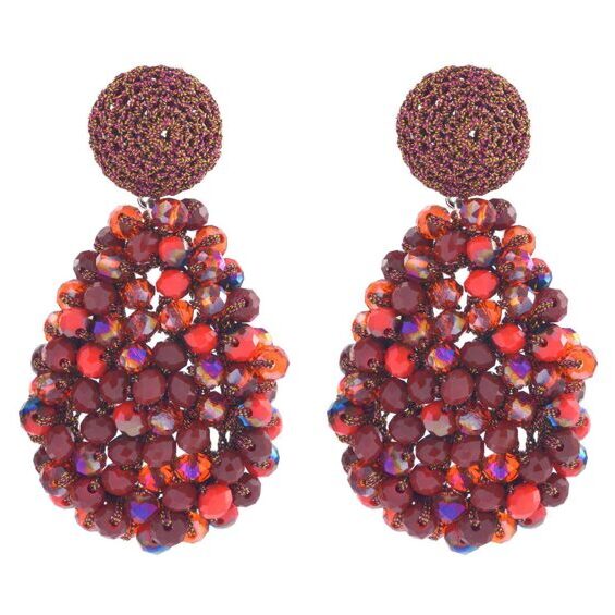 Earring Filini Collection Crunchy red