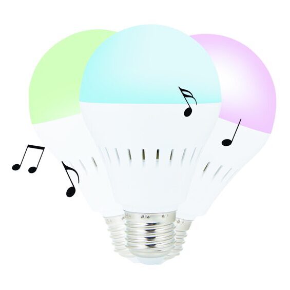 Smart bulb with Bluetooth speaker
