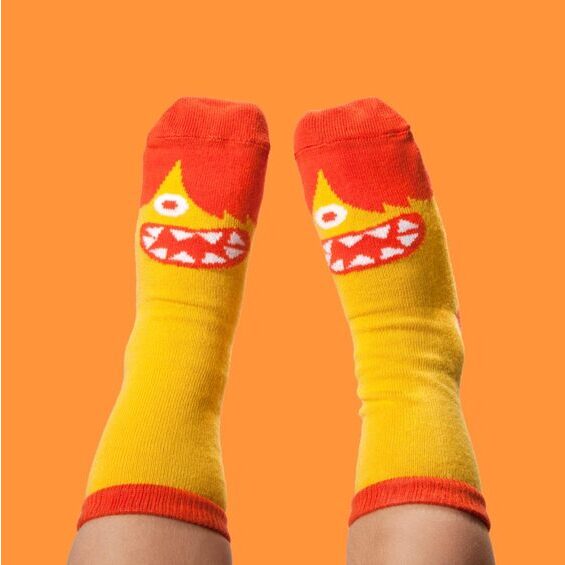 Chatty Feet Motif Socks - Prof. Brian Sox Jr