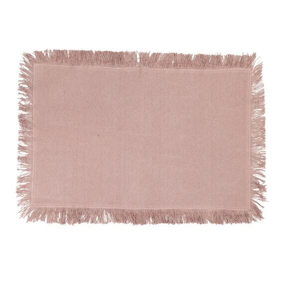 Jute placemat with fringes