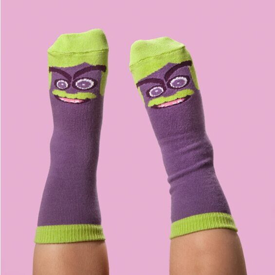 Chatty Feet motif socks - Sigmund Jr