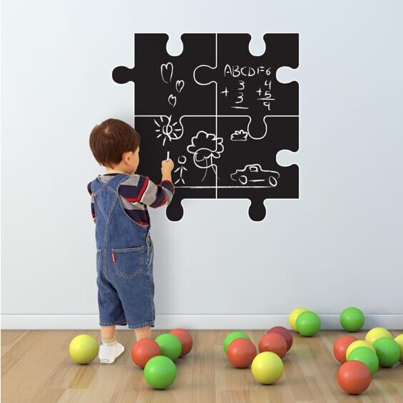 Wandtattoo Chalkboard Puzzle Wandsticker