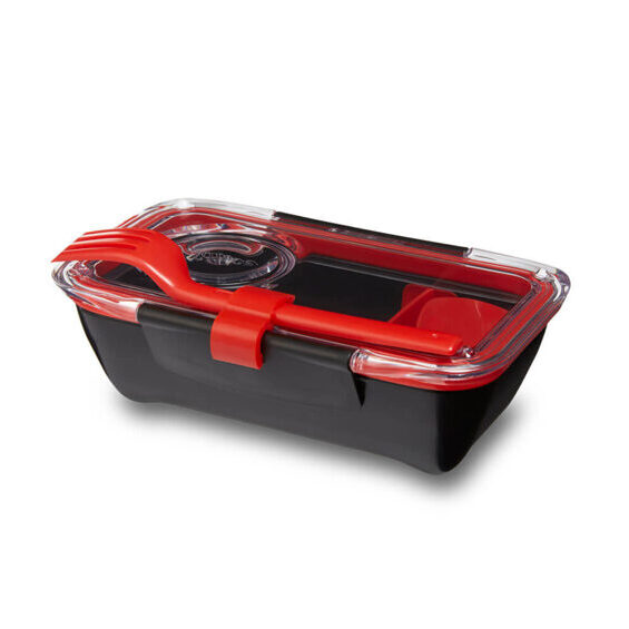 Bento Box - Lunchbox in Schwarz/Rot