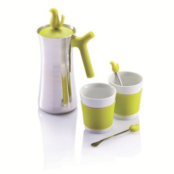 Early Bird - Coffee press with 2 cups
