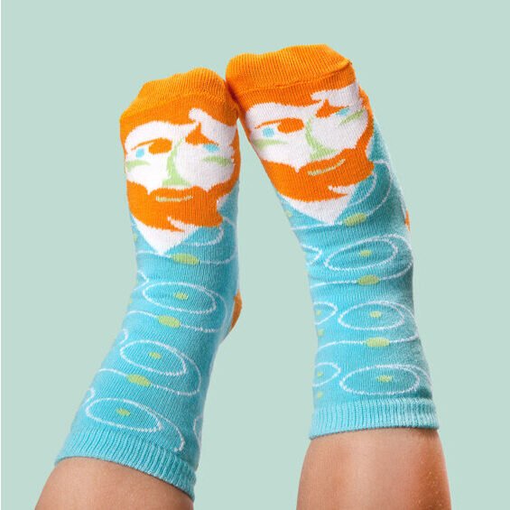Chatty Feet motif socks - Vincent van Toe Jr