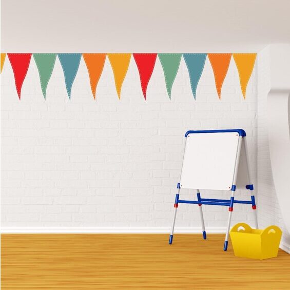 Wall Tattoo Party Flags Wall Sticker