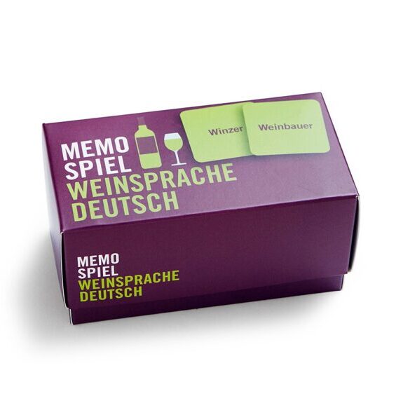 Memo game Weinsprasche